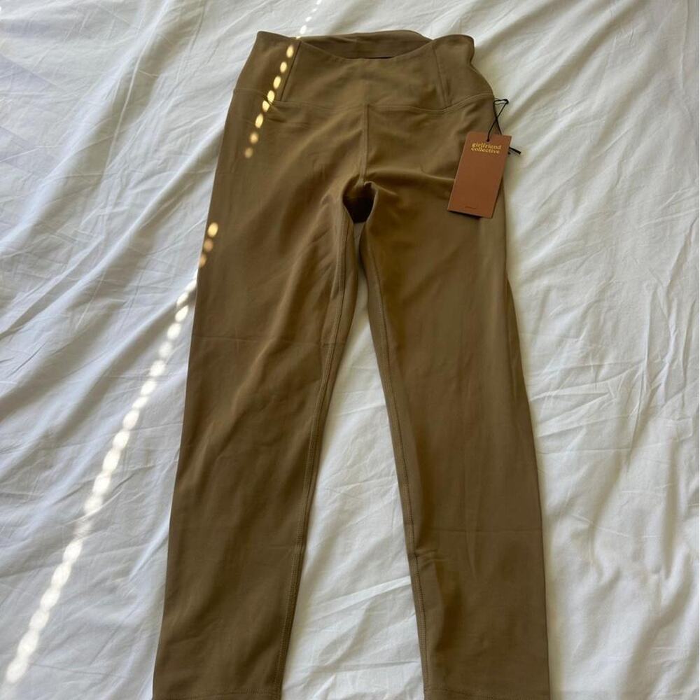 Nwt girlfriend collective brown leggings